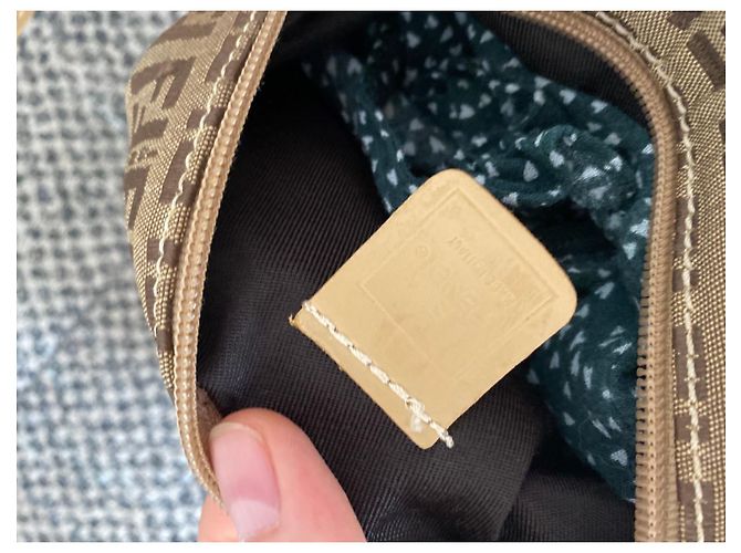 Borsa a mano baguette Fendi Zucca - vista 12