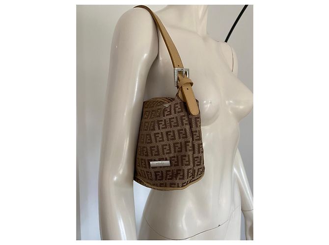 Borsa a mano baguette Fendi Zucca - vista 2