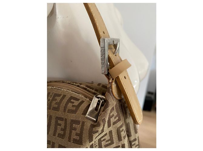 Borsa a mano baguette Fendi Zucca - vista 5