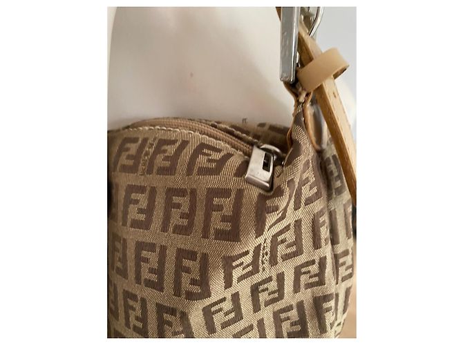 Borsa a mano baguette Fendi Zucca - vista 6