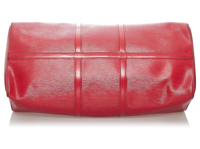Louis Vuitton Red Epi Keepall 60 Rosso - vista 4