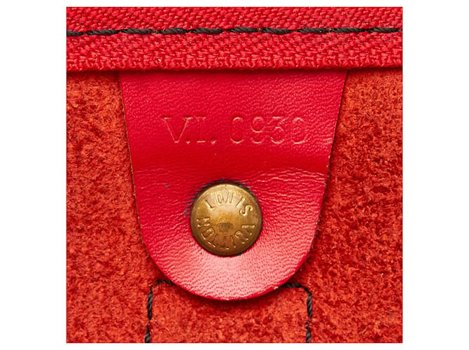 Louis Vuitton Red Epi Keepall 60 Rosso - vista 7