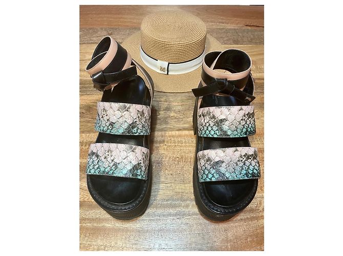 Louis Vuitton sandali Multicolore - vista 4
