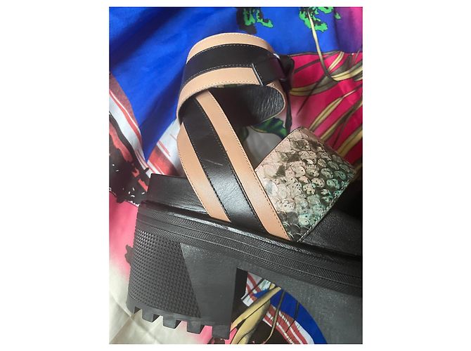 Louis Vuitton sandali Multicolore - vista 7