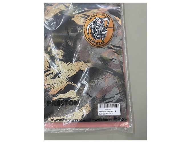 HERON PRESTON T-SHIRT CAMO IN COTONE ORGANICO size S - vista 3