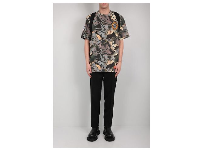 HERON PRESTON T-SHIRT CAMO IN COTONE ORGANICO size S - vista 4