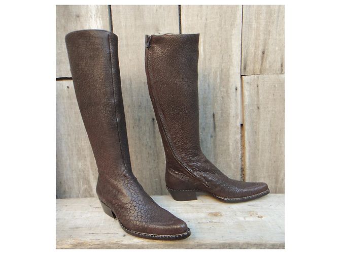 Botas Free Lance p 35 Marrón oscuro - vista 2
