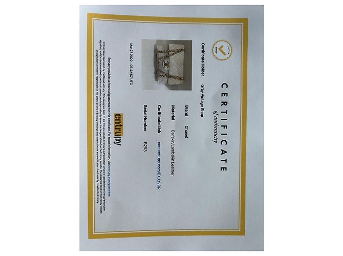 Timeless Chanel Maxi-Logo-Klappe Weiß - Ansicht 18