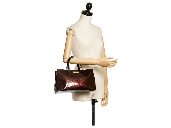 Louis Vuitton Purple Vernis Wilshire PM Porpora - vista 10