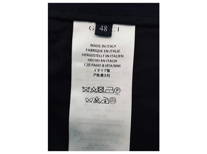 Pantaloni Gucci neri in cotone Nero - vista 5