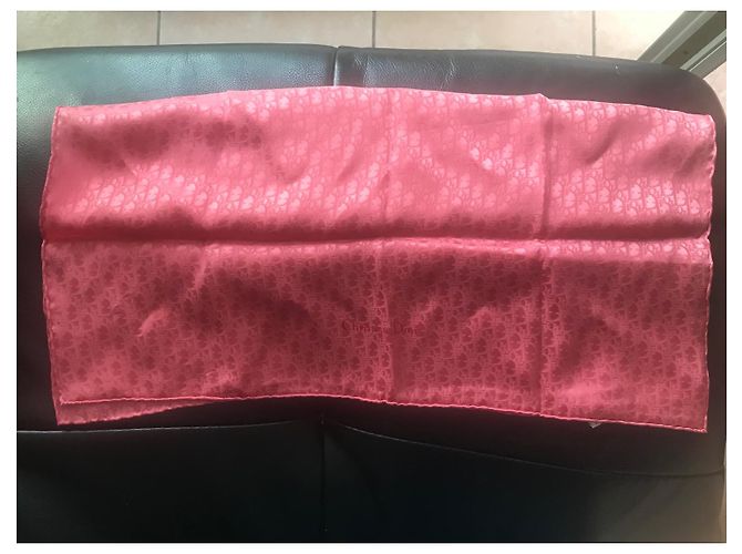 Dior Monogramm Seidenschal Rosa Pink - Ansicht 3
