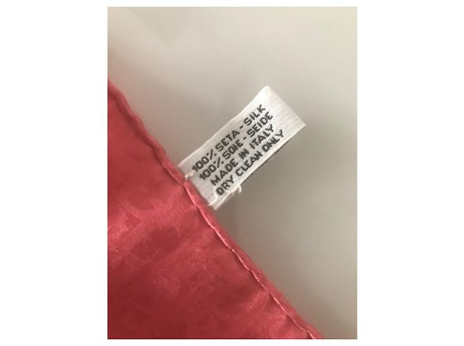 Dior Monogramm Seidenschal Rosa Pink - Ansicht 4