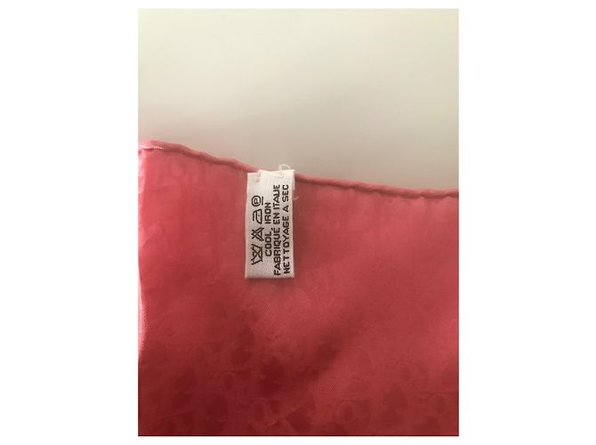 Dior Monogramm Seidenschal Rosa Pink - Ansicht 6