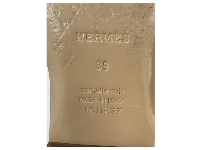 Hermès Sabot Hermes Oz in pelle bianca Bianco - vista 6