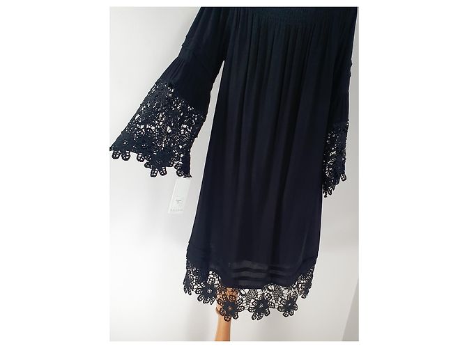 Hale Bob Spitzenkleid in Schwarz aus Viscose - Ansicht 5