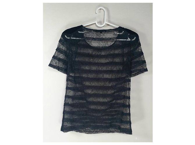 Tara Jarmon Blusa de encaje negra Negro - vista 3