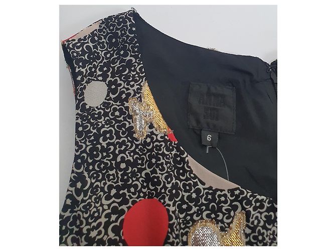 Top Anna Sui in seta multicolore - vista 5
