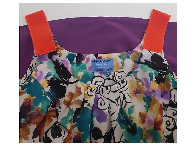 Vestido mini Vera Wang Simply Multicolor - vista 5
