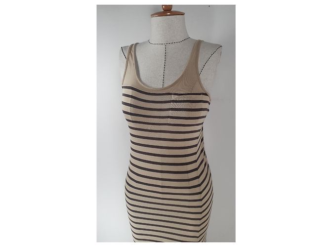 Day Birger & Mikkelsen Gestreiftes Lyocell Sommer Maxikleid Mehrfarben - Ansicht 2