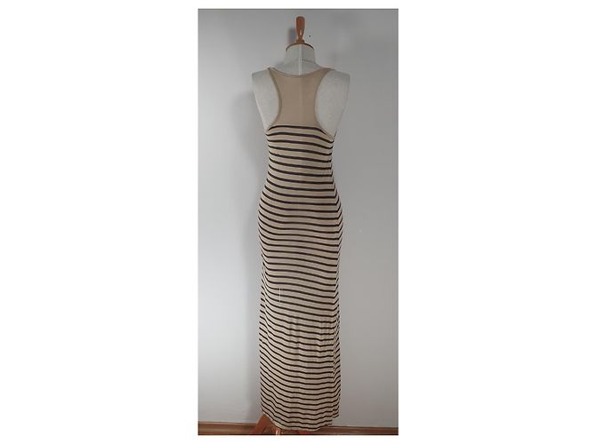 Day Birger & Mikkelsen Gestreiftes Lyocell Sommer Maxikleid Mehrfarben - Ansicht 3