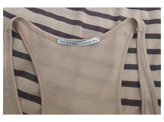 Day Birger & Mikkelsen Gestreiftes Lyocell Sommer Maxikleid Mehrfarben - Ansicht 4