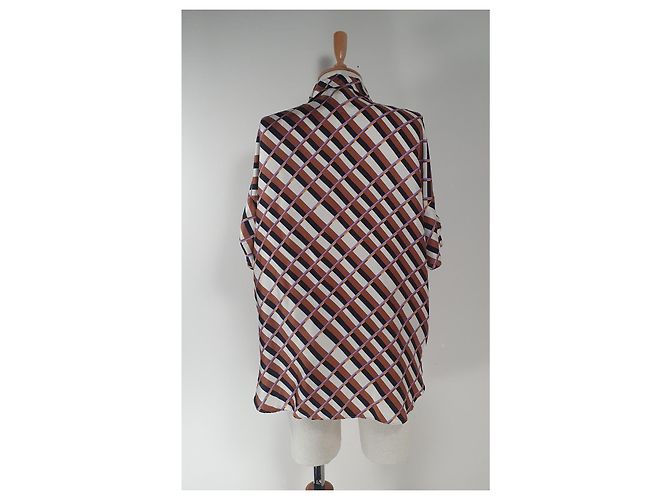 Autre Marque Camicia in seta rigata Second Female L Multicolore - vista 3