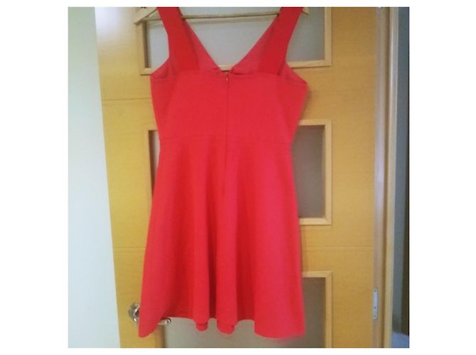 Vestido rojo de algodón Claudie Pierlot Roja - vista 3