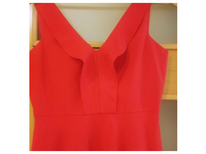 Vestido rojo de algodón Claudie Pierlot Roja - vista 4