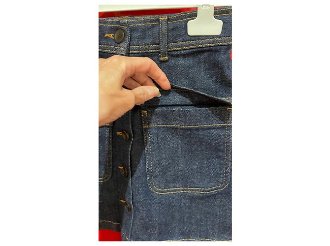 Soeur Jeansrock Marineblau - Ansicht 3