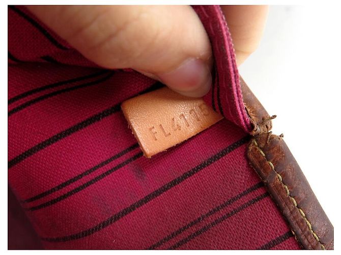 SAC A MAIN LOUIS VUITTON NEVERFULL GM M40990 TOILE MONOGRAM CABAS HAND BAG Marron - vue 10