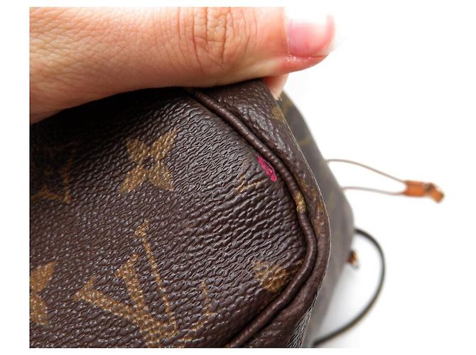 SAC A MAIN LOUIS VUITTON NEVERFULL GM M40990 TOILE MONOGRAM CABAS HAND BAG Marron - vue 13