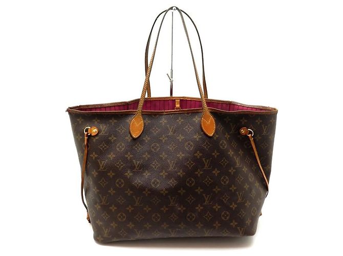 SAC A MAIN LOUIS VUITTON NEVERFULL GM M40990 TOILE MONOGRAM CABAS HAND BAG Marron - vue 2