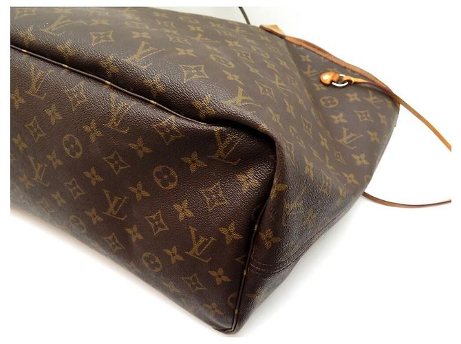 SAC A MAIN LOUIS VUITTON NEVERFULL GM M40990 TOILE MONOGRAM CABAS HAND BAG Marron - vue 4