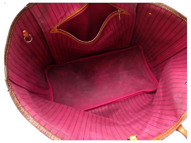 SAC A MAIN LOUIS VUITTON NEVERFULL GM M40990 TOILE MONOGRAM CABAS HAND BAG Marron - vue 7