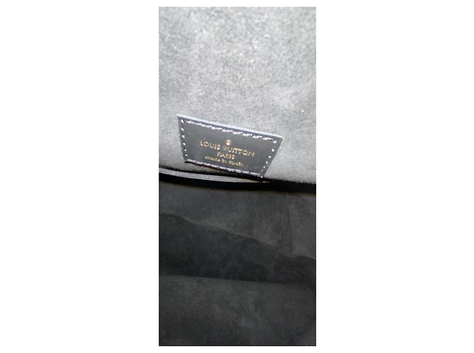 Louis Vuitton Montsouris Lederrucksack Schwarz - Ansicht 3