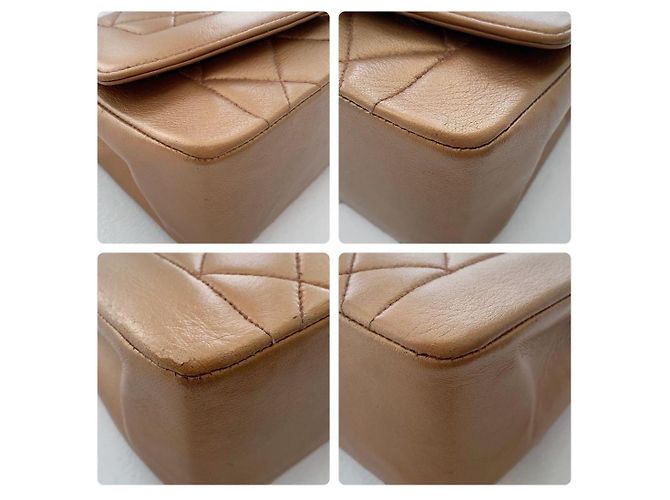 Chanel Diana Borsa Piccola in Agnello Trapuntata Bronzo - vista 6