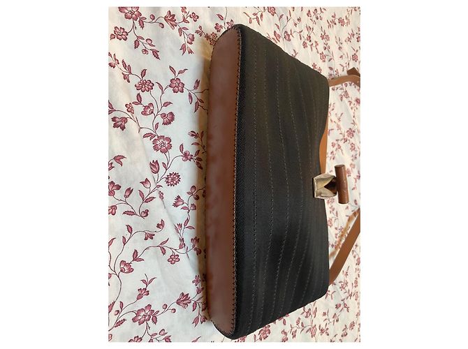 Borsa a mano Kenzo in tessuto nero - vista 8