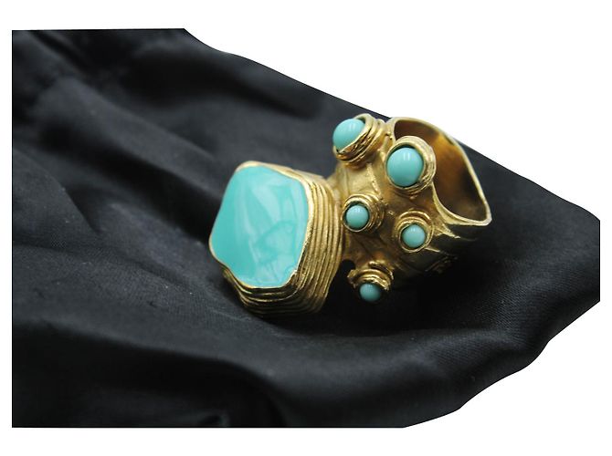 Yves Saint Laurent Arty-Ring in Türkis - vista 3