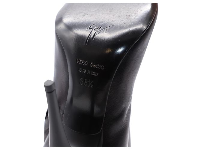 Stivaletti Giuseppe Zanotti in Pelle Nera Nero - vista 6