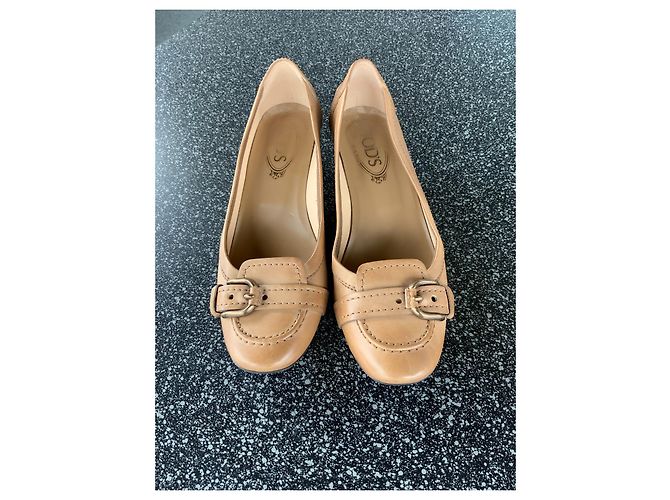Tod's Absatzschuhe Leder Braun Größe 38.5 - Ansicht 3