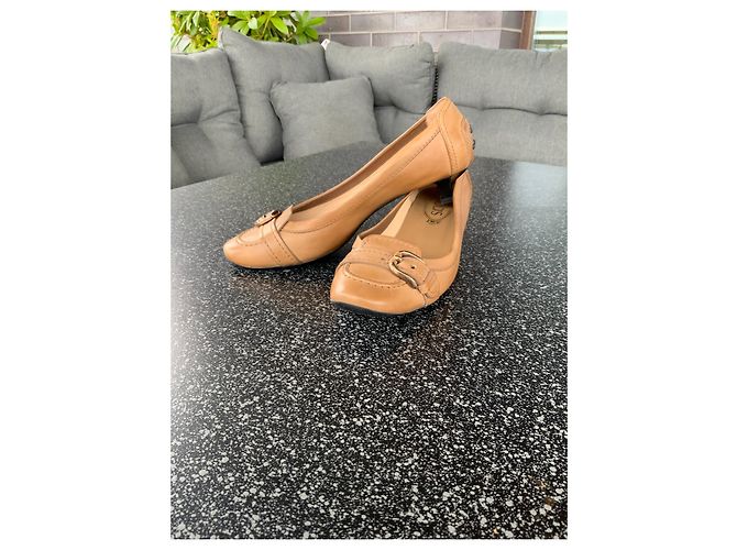 Tod's Absatzschuhe Leder Braun Größe 38.5 - Ansicht 7