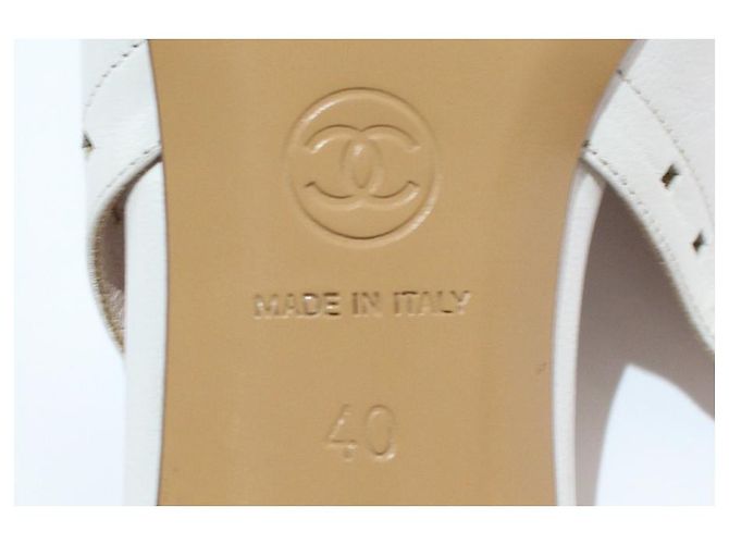 Chanel Heels White - view 6