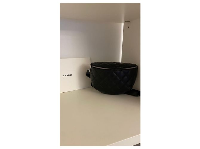 Chanel Bolsa de cinto uniforme Preto - vista 7