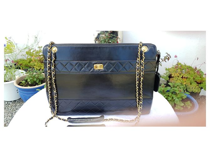 Bolsa Chanel com corrente acolchoada Preto - vista 19
