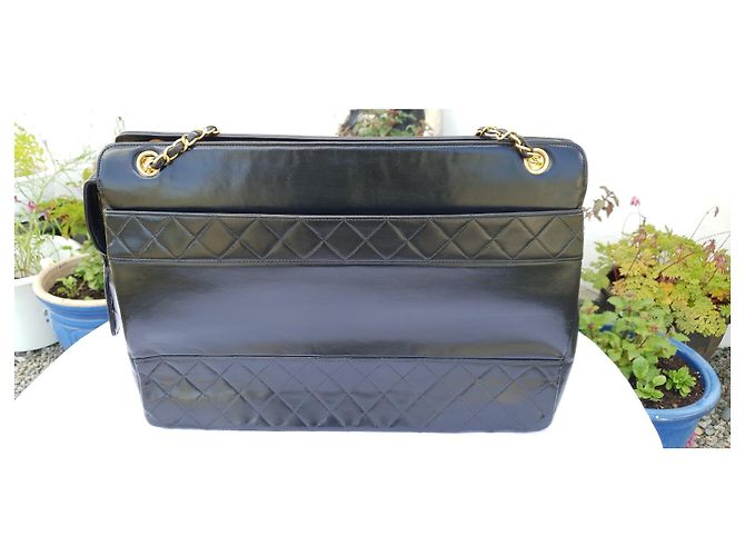 Bolsa Chanel com corrente acolchoada Preto - vista 3