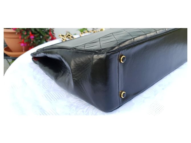 Bolsa Chanel com corrente acolchoada Preto - vista 6