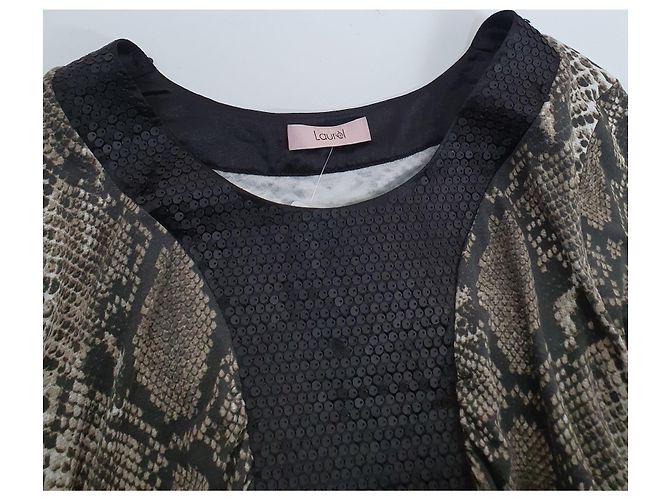 Laurèl Schlangenmuster Kleid Mehrfarben - Ansicht 5
