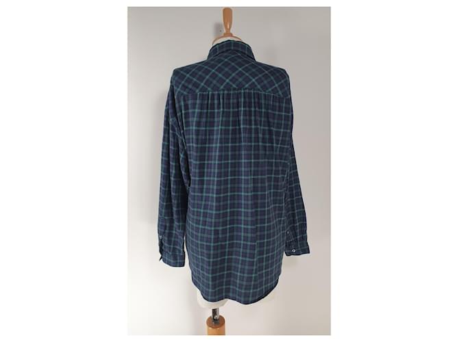 Camicia Tartan Set in Cotone Multicolore - vista 4