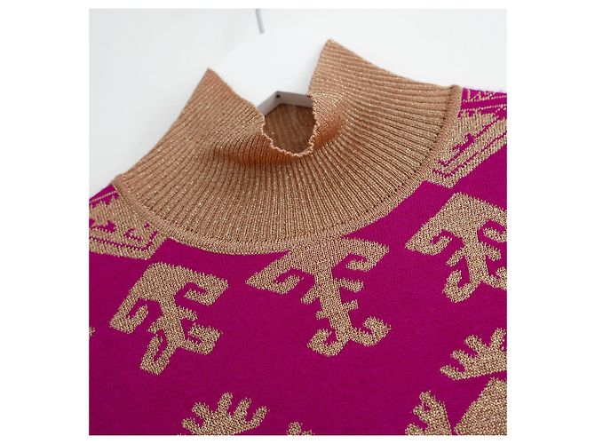 Christian Dior x John Gallianos Sturz 2002 Lurex Ombré-Pullover Mehrfarben - Ansicht 3