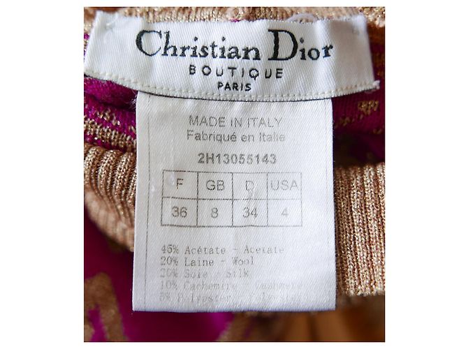 Christian Dior x John Gallianos Sturz 2002 Lurex Ombré-Pullover Mehrfarben - Ansicht 7